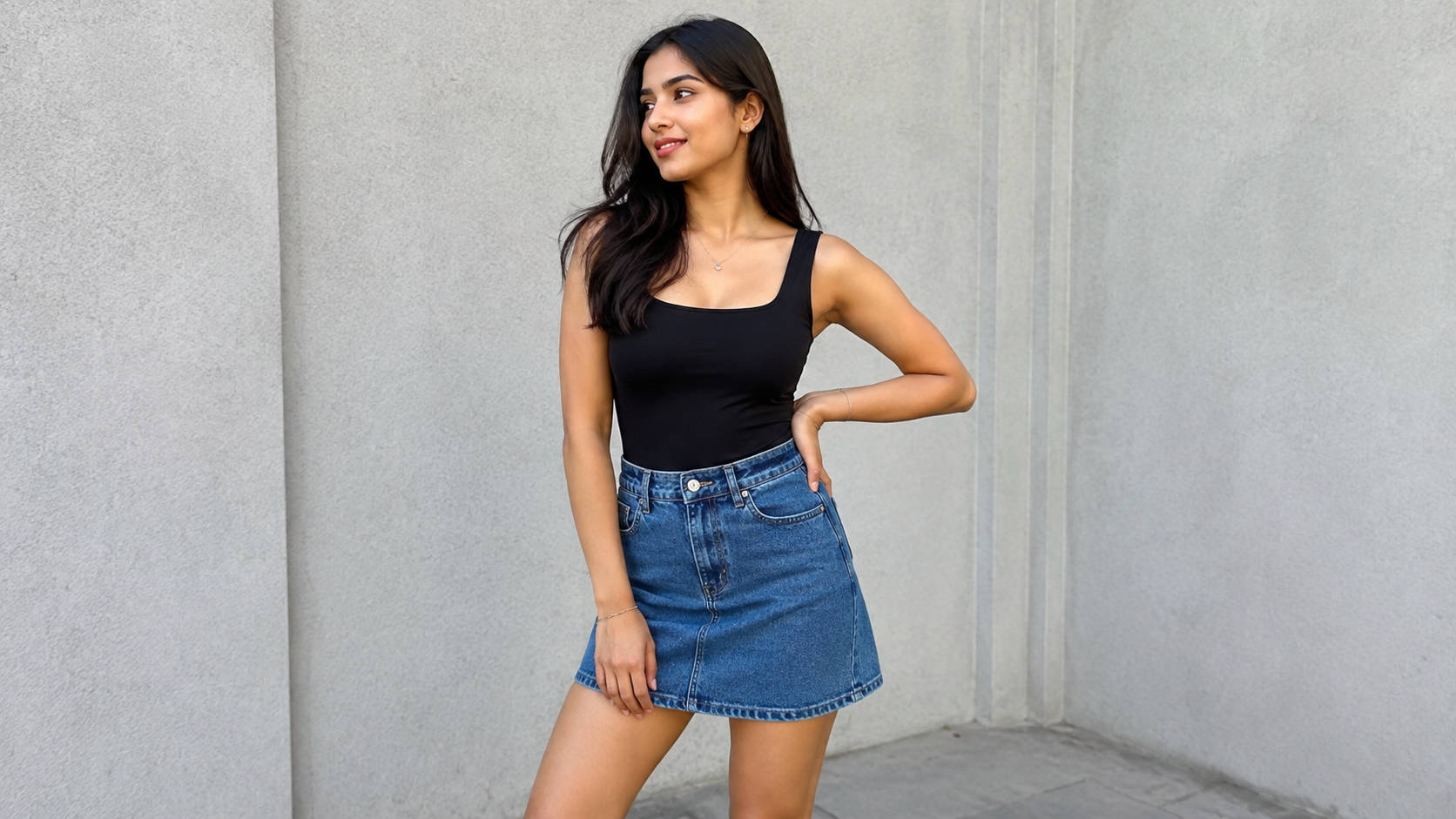 denim skirt styling tips