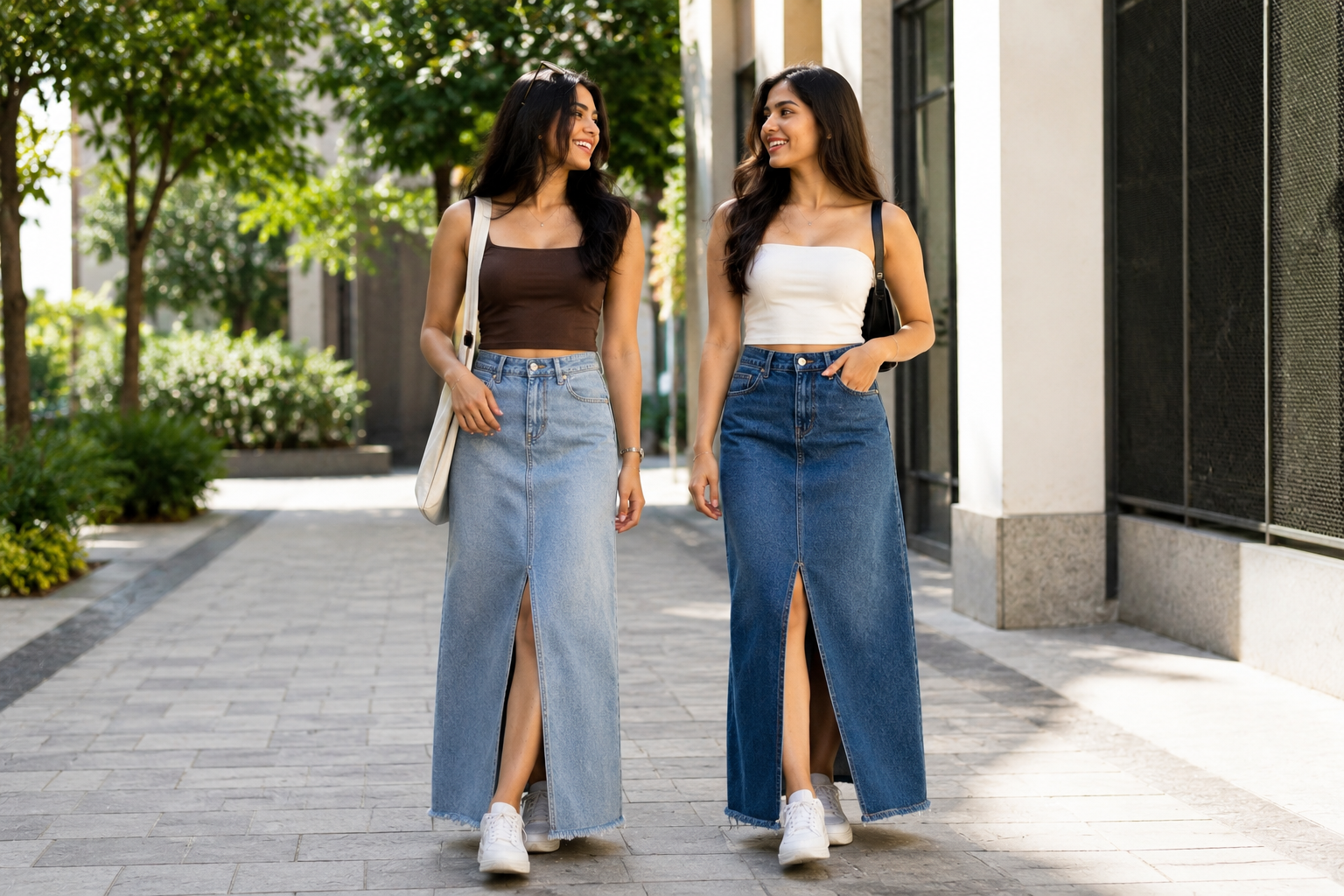 denim skirt styling tips