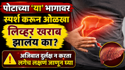 पोटाच्या ‘या’ भागावर स्पर्श करून ओळखा लिव्हर खराब झालंय का? अजिबात दुर्लक्ष न करता लगेच लक्षणं जाणून घ्या