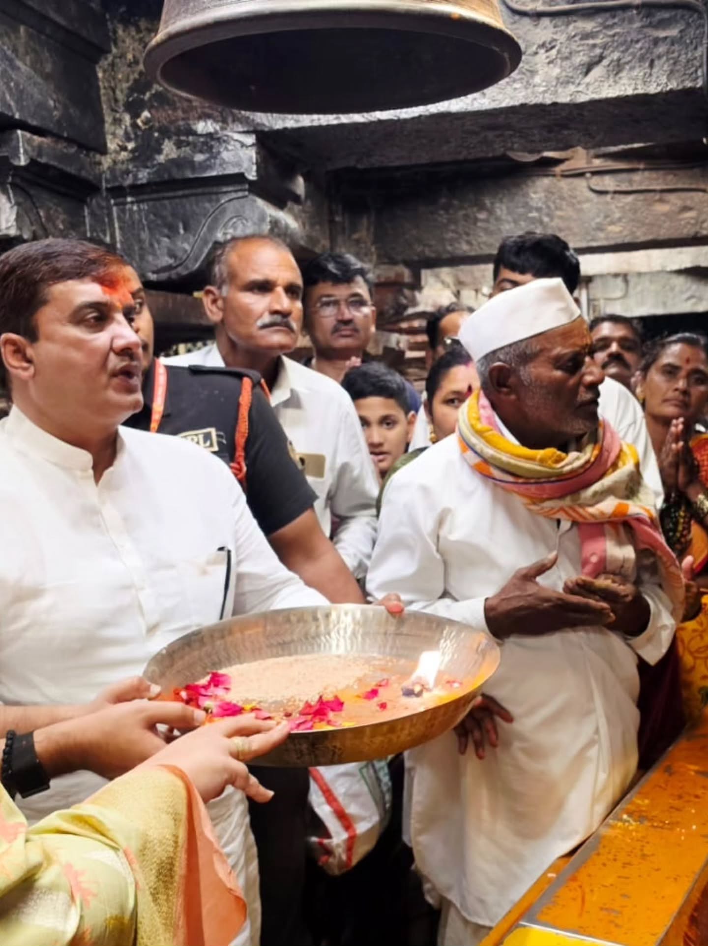 Dhananjay Mahadik With Family At Pandharpur 