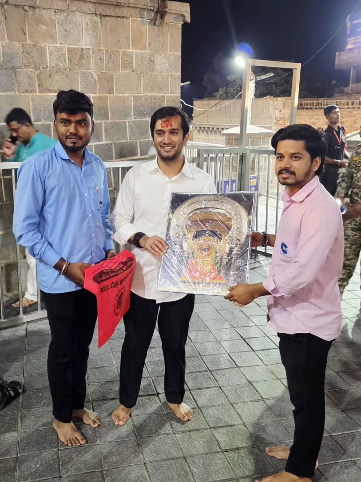 Dhananjay Mahadik With Family At Pandharpur 