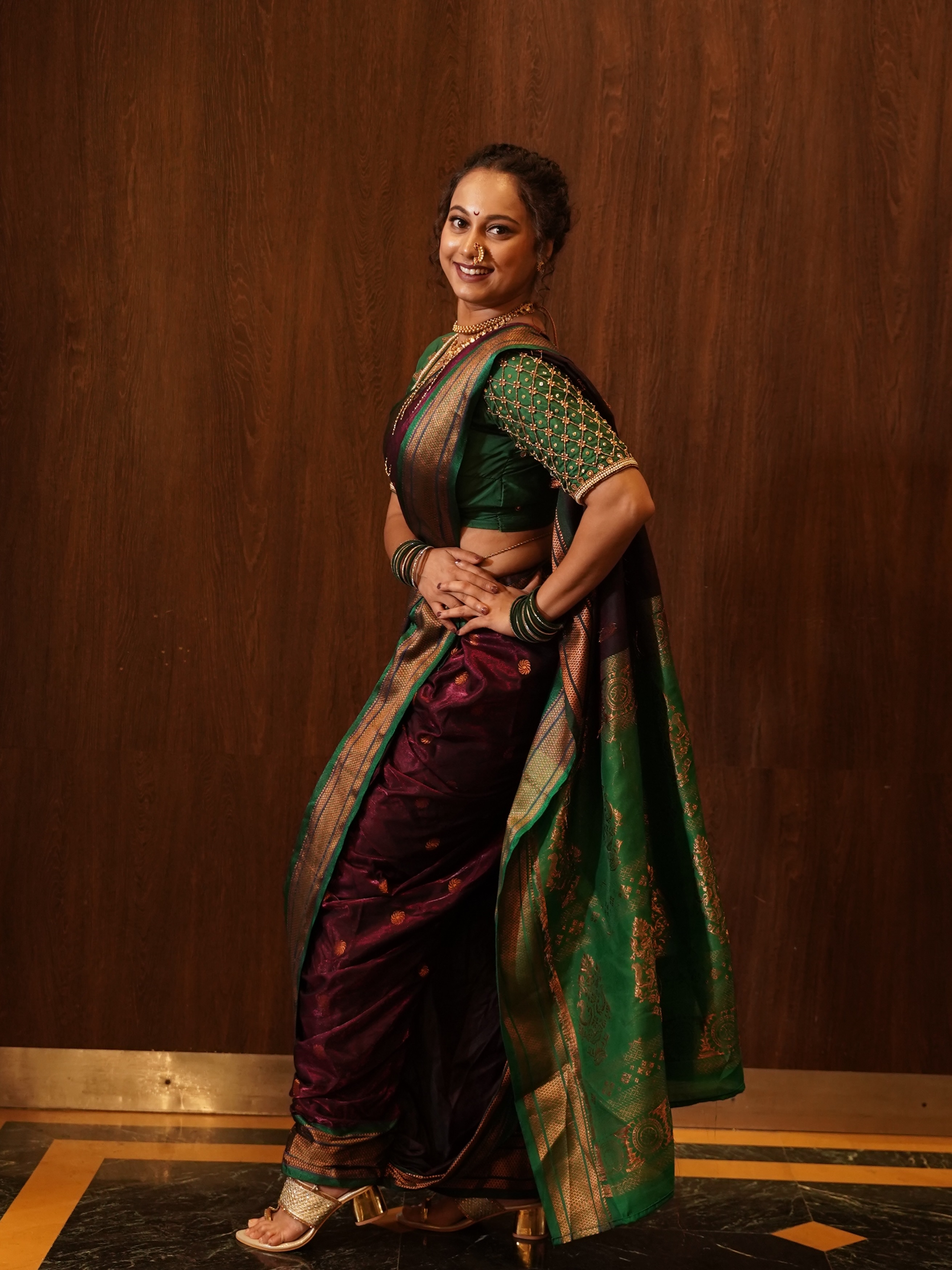 Gauri Ingawale Mangalagauri Look 2026