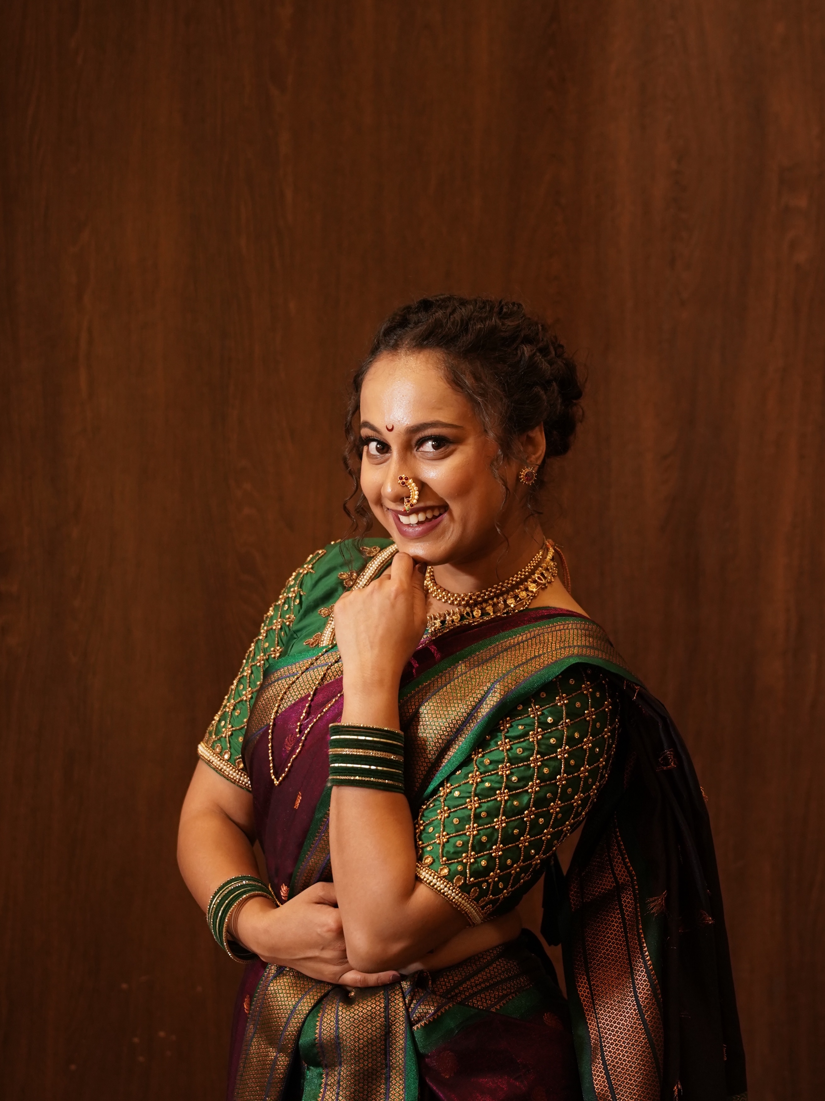 Gauri Ingawale Mangalagauri Look 2026