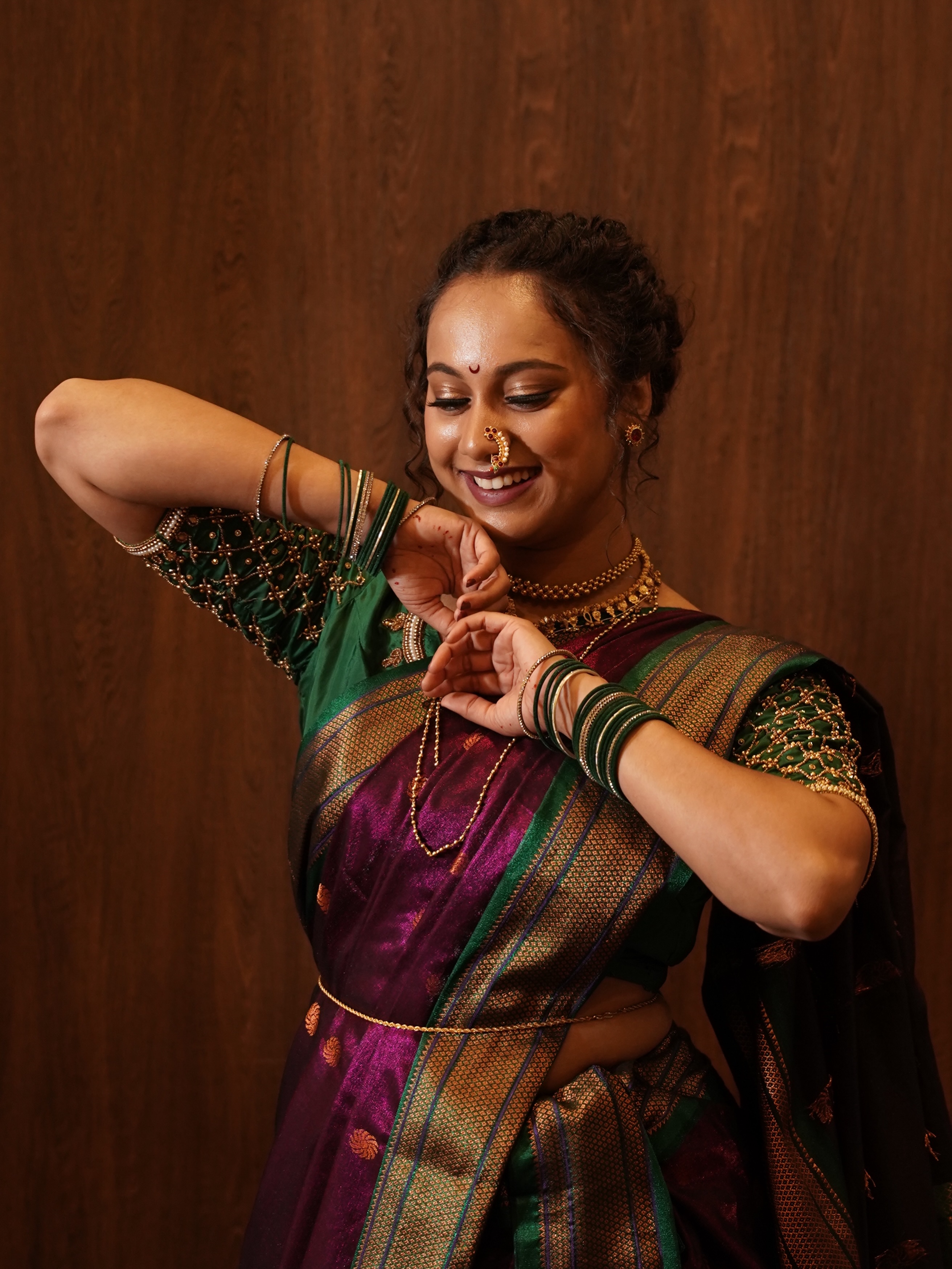 Gauri Ingawale Mangalagauri Look 2026