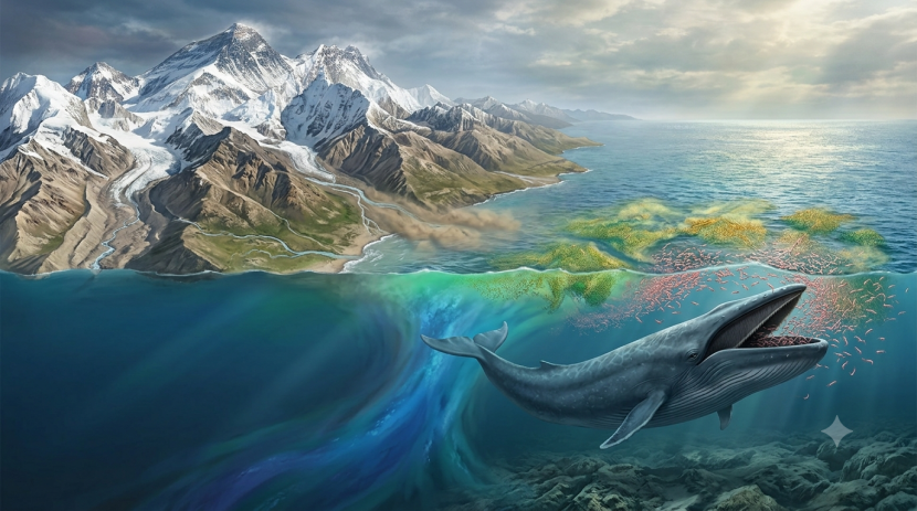 Blue Whale Evolution Himalaya Collision Ocean Effect scientific process | How Himalayan erosion affected ocean food chain and whale gigantism | ब्लू व्हेल उत्क्रांती आणि हिमालय निर्मिती वैज्ञानिक संबंध | टेथिस महासागर आणि सागरी अन्नसाखळी बदल