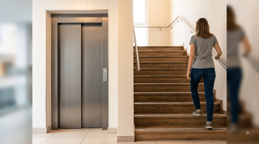 Stairs vs lift health benefits in Marathi | Daily exercise tips for better health | जिना की लिफ्ट आरोग्यासाठी काय उत्तम | दैनंदिन शारीरिक हालचाल आणि आरोग्य फायदे