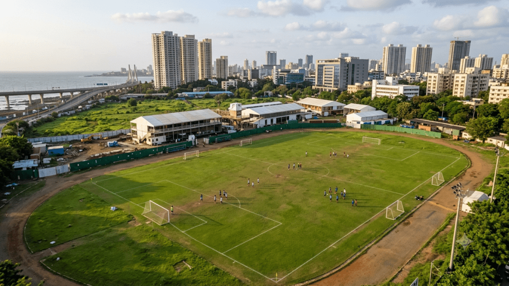 Bandra Reclamation Neville Dsouza Football Ground | BMC Reservation Change Proposal | Mumbai Sports Ground Controversy | Neville Dsouza Maidan Bandra West Bandra Reclamation Neville Dsouza Football Ground | BMC Reservation Change Proposal | Mumbai Sports Ground Controversy | Neville Dsouza Maidan Bandra West