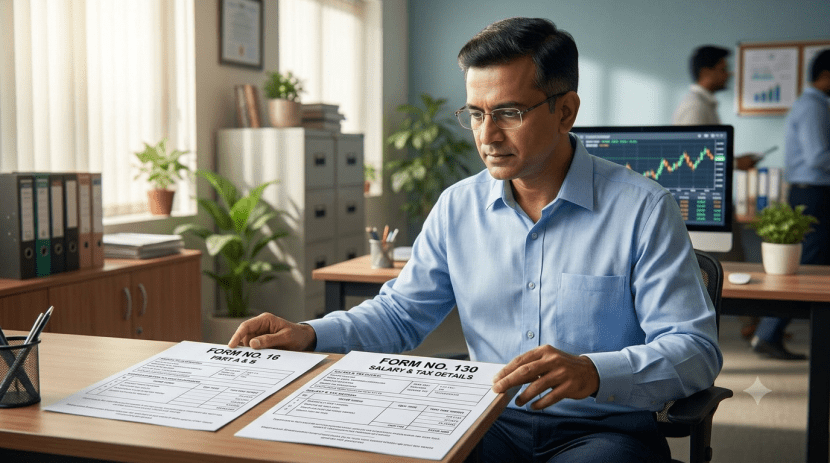 Form 130 vs Form 16 explanation in Marathi | Income tax return Form 130 details | फॉर्म १३० आणि फॉर्म १६ मधील फरक | प्राप्तिकर फॉर्म १३० नवीन बदल
