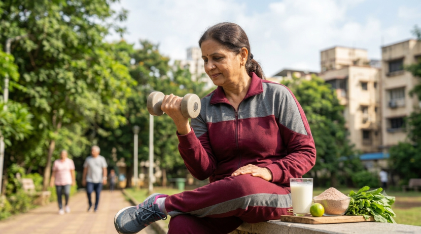 Calcium for Bone Health and Vitamin D tips | Strong bones exercise guide Marathi | हाडं मजबूत करण्यासाठी कॅल्शियम आणि व्हिटॅमिन डी | हाडांच्या आरोग्यासाठी व्यायाम आणि आहार
