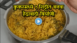 श्रावण लागण्याआधी चिकनवर मारा ताव! कुकरमध्ये १ शिट्टीत बनवा गरमागरम हैद्राबादी बिर्याणी