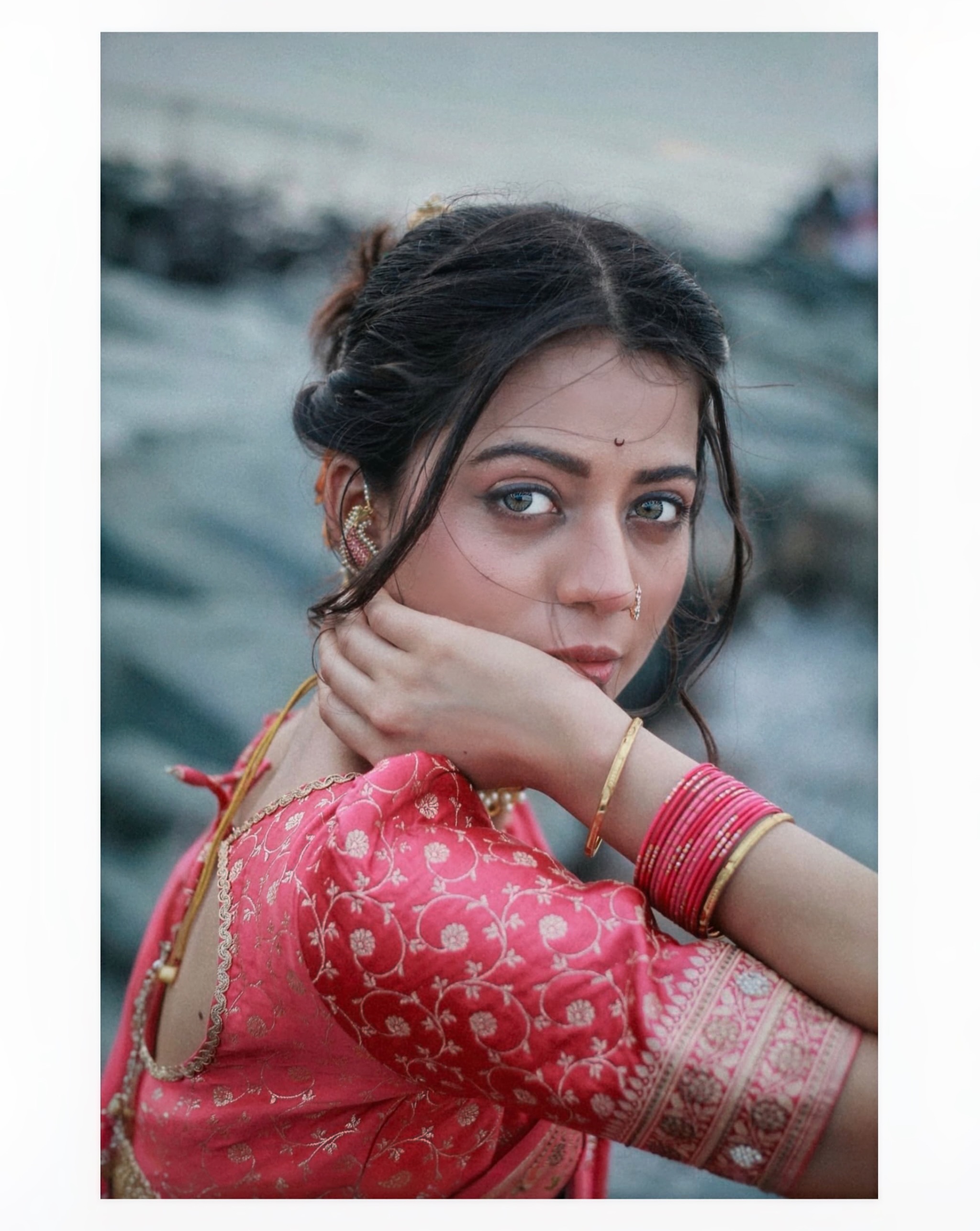 Jaaee Khandekar Saree Look Photoshoot