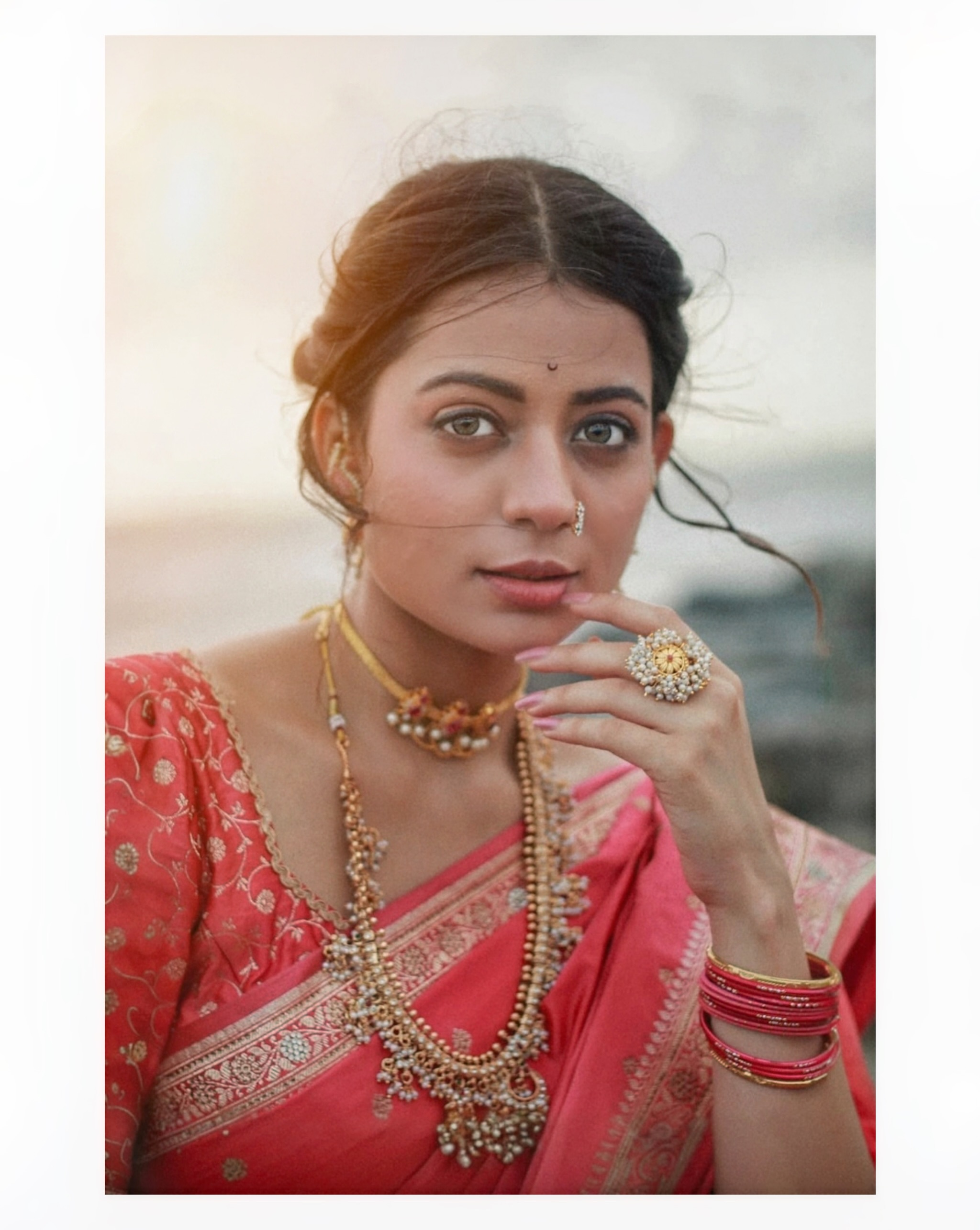 Jaaee Khandekar Saree Look Photoshoot