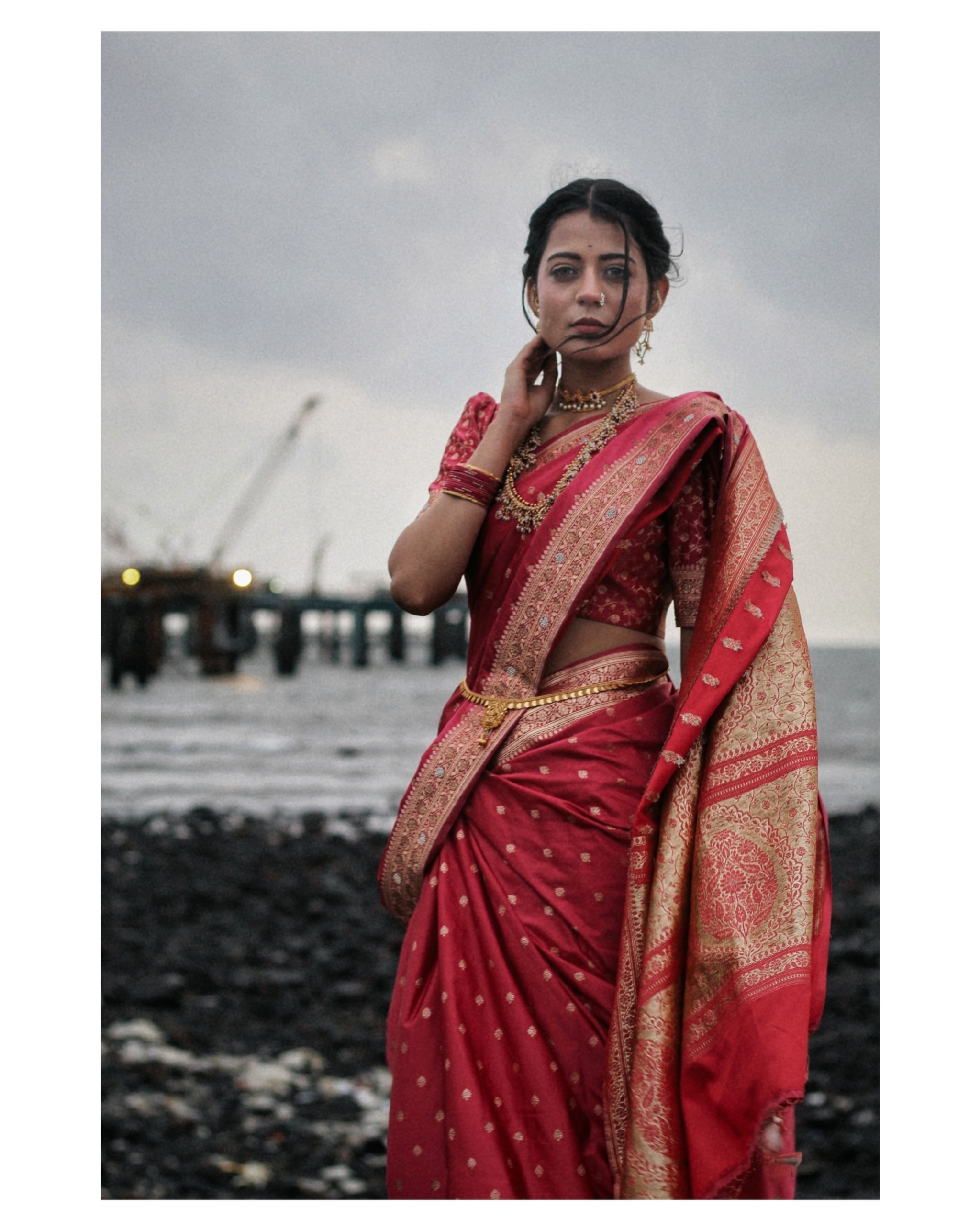 Jaaee Khandekar Saree Look Photoshoot