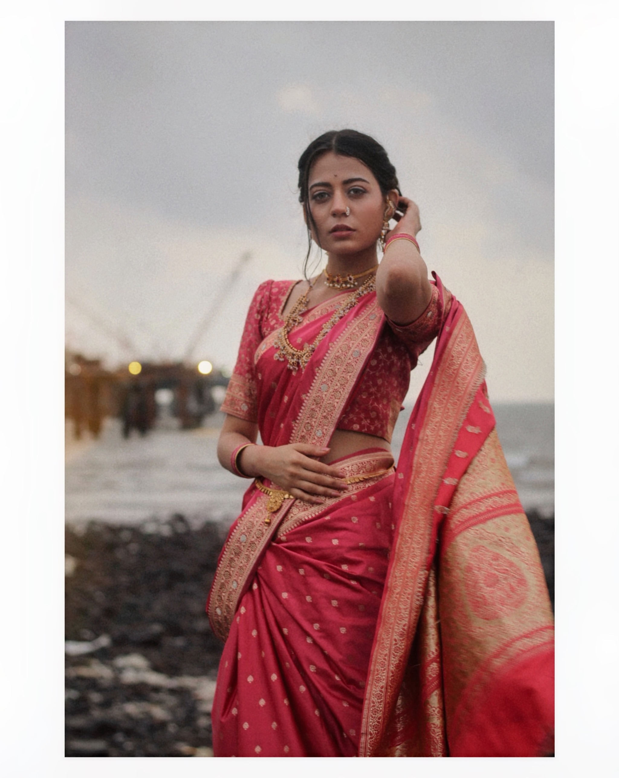 Jaaee Khandekar Saree Look Photoshoot