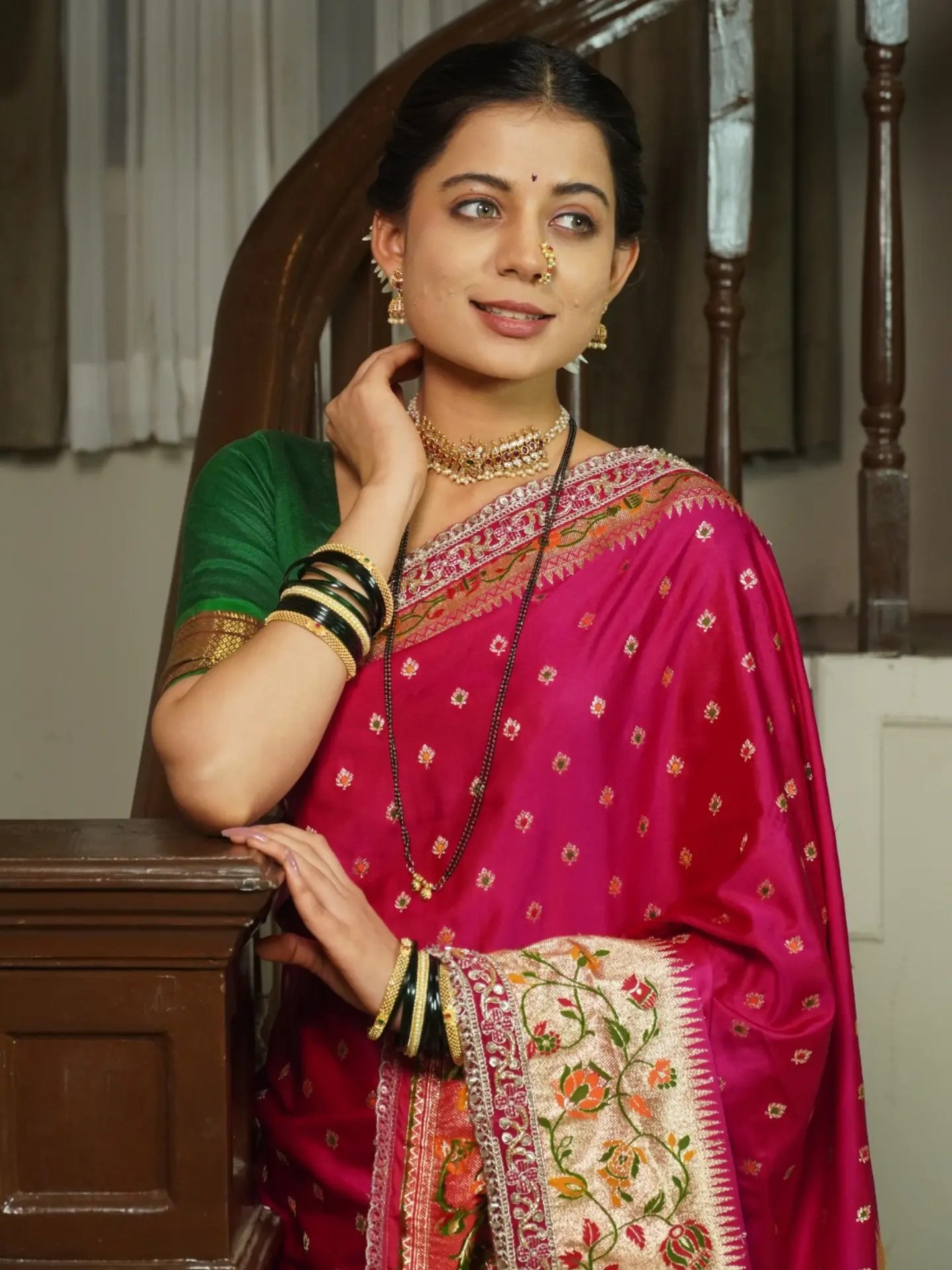 Jaaee Khandekar Saree Look Photoshoot