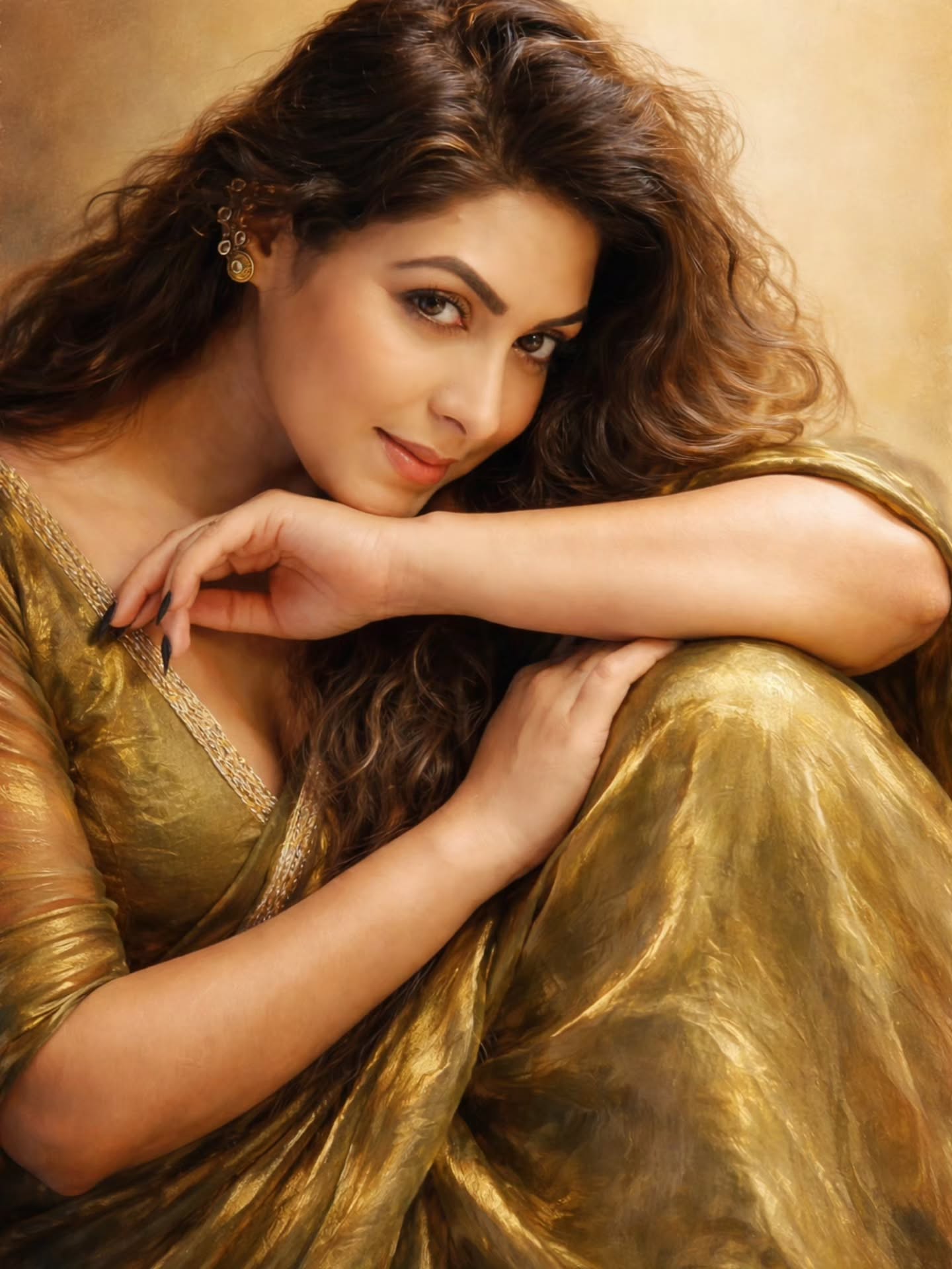 Kajal Kate Kadam Red Saree Look