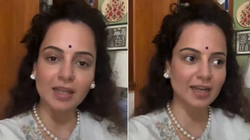 Actress Kangana Ranaut Post Video Actress Kangana Ranaut Post Video