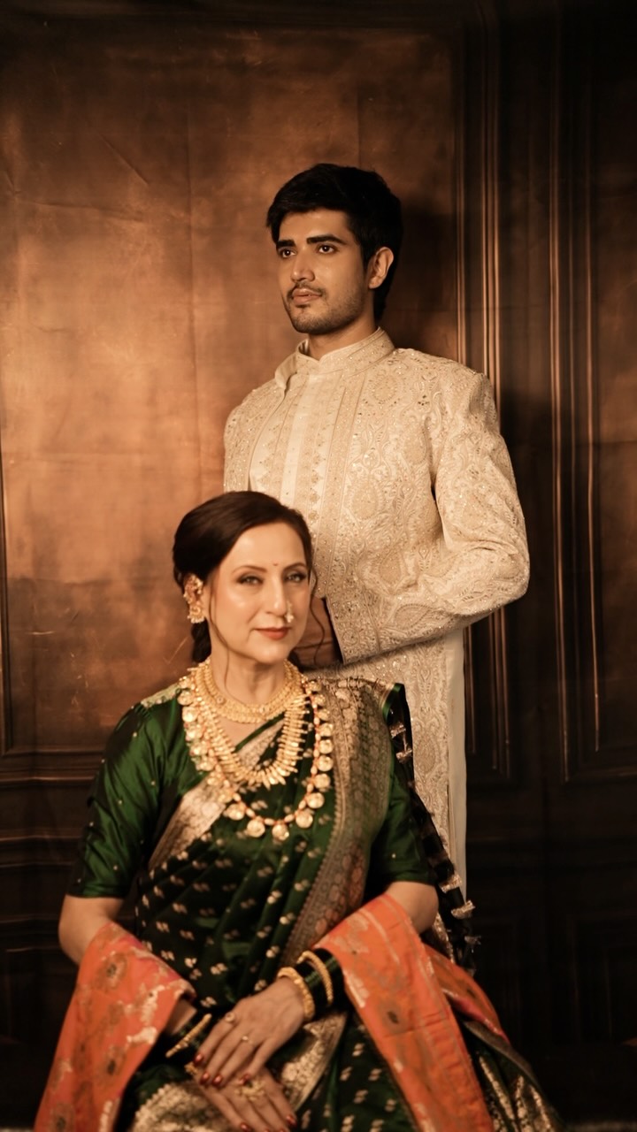 Kishori Shahane Bobby Vij Traditional Photoshoot
