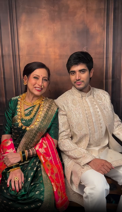 Kishori Shahane Bobby Vij Traditional Photoshoot