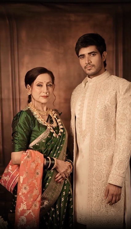 Kishori Shahane Bobby Vij Traditional Photoshoot