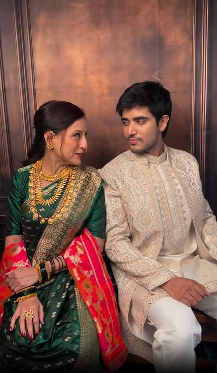 Kishori Shahane Bobby Vij Traditional Photoshoot