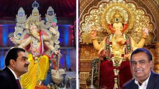 Lalbaugcha Raja Ambani Sponsorship | Chinchpoklicha Chintamani Adani Group Ads | Mumbai Ganeshotsav Corporate Sponsorship Controversy | Reliance Jio Lalbaugcha Raja Mandap Ads