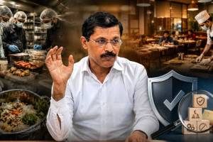 Tukaram Mundhe during a food safety inspection as Mundhe Effect spreads across India