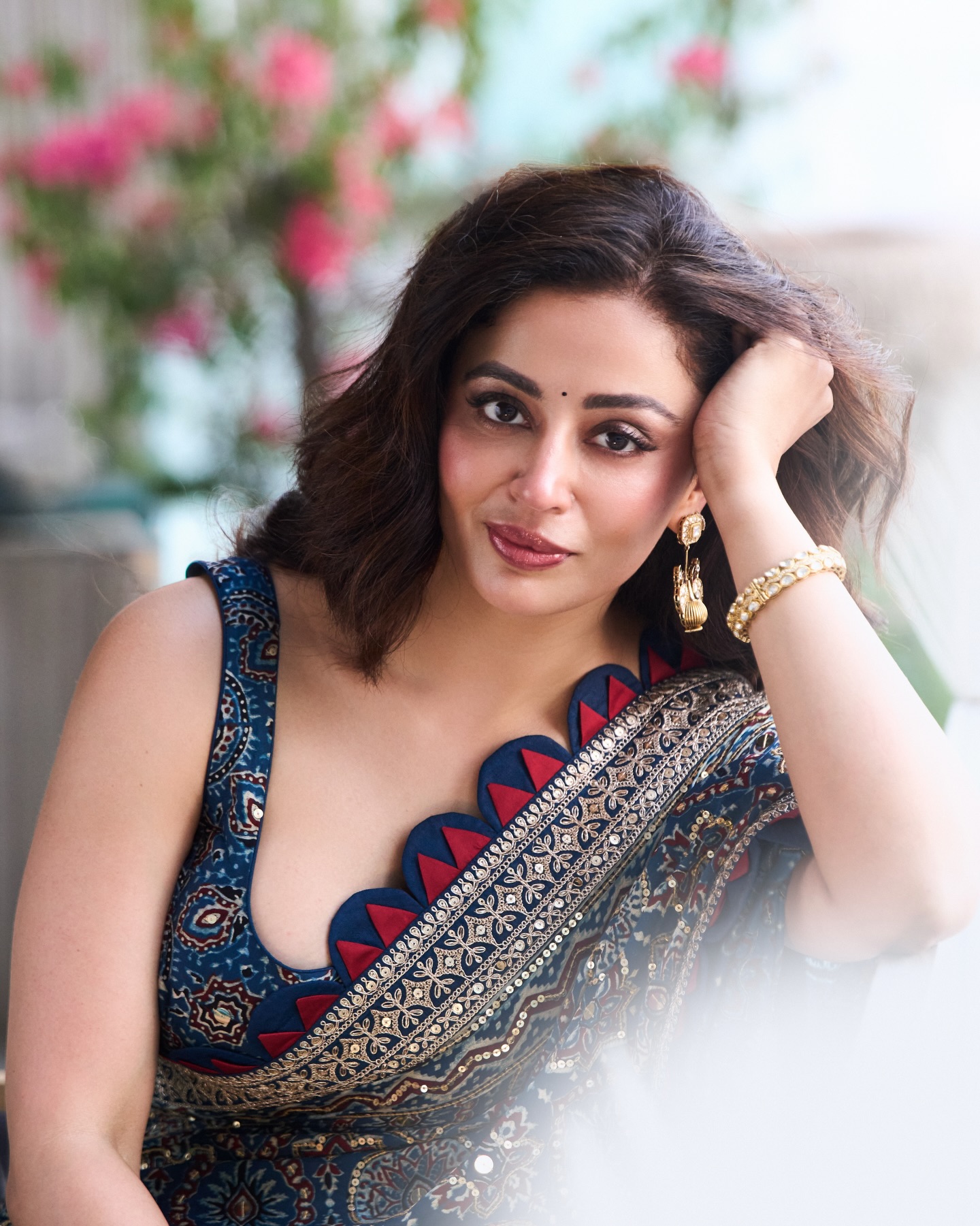 Neha Pendse Pink Gown Look