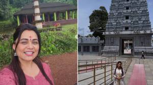 Photos: ‘मनात कृतज्ञता, शब्दांत नम्रता…’; प्रार्थना बेहेरेची बालाजी मंदिराला भेट, शेअर केली खास पोस्ट!