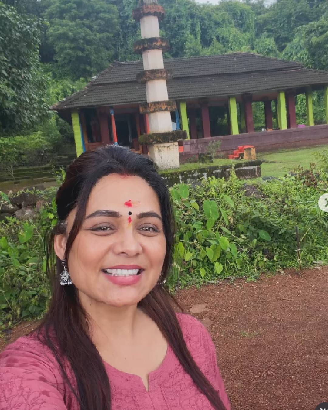 prarthana behere balaji temple visit