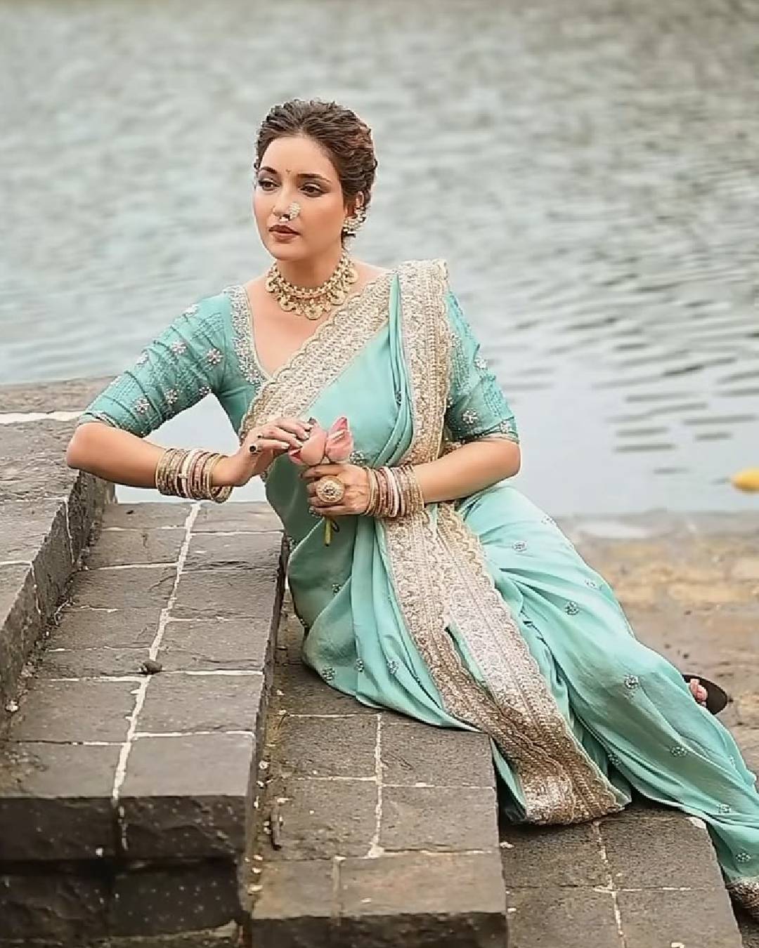 Rupali Bhosle Mangalagaur look