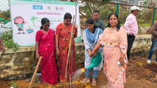 Vasai Virar tree plantation drive | VVMC 50 thousand trees target | Vasai environment news | Swati Deshpande VVMC tree authority