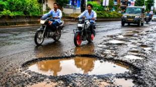 navi mumbai potholes