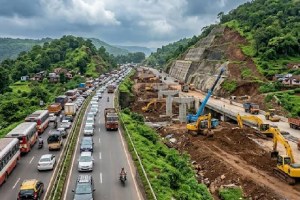 Mumbai Goa Highway News | Mangaon Bypass Konkan Railway Megablock | Shivendra Raje Bhosale | Konkan Ganeshotsav Travel Update