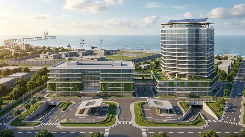 Worli Parivahan Bhavan proposal | Mumbai RTO headquarters building | INS Trata Navy security height restriction | Maharashtra PWD 16 storey plan Worli Parivahan Bhavan proposal | Mumbai RTO headquarters building | INS Trata Navy security height restriction | Maharashtra PWD 16 storey plan