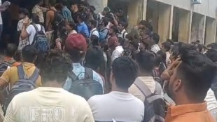 kalyan exam center commotion | court recruitment exam cancelled | kalyan apmc exam center protest | maharashtra competitive exam server failure