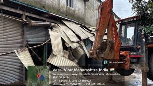 Mumbai Ahmedabad National Highway Demolition | Vasai Highway Illegal Hotels Dhaba Encroachment | NHAI Forest Department VVCMC Joint Action | Ganesh Naik Indurani Jakhar Vasai Encroachment
