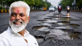 Dada Bhuse statement on Nashik potholes | Girish Mahajan Nashik Guardian Minister | Nashik Kumbh Mela 2027 development | Shiv Sena Vs UBT Nashik politics
