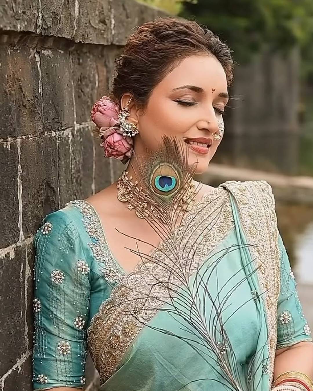 Rupali Bhosle Mangalagaur look