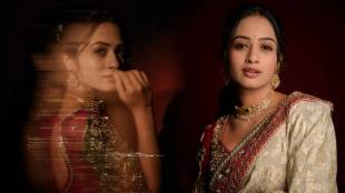 Girija Prabhu saree look