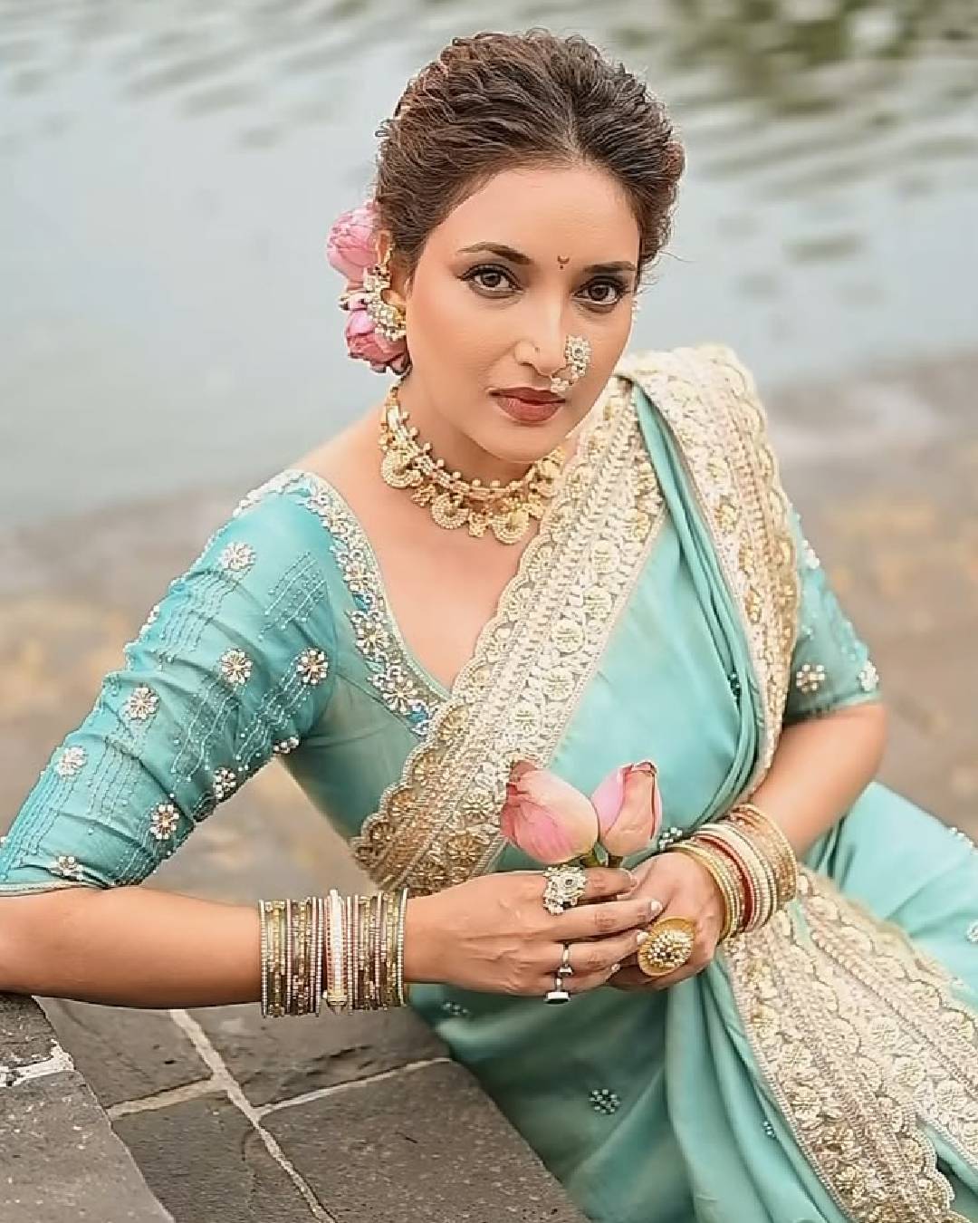 Rupali Bhosle Mangalagaur look
