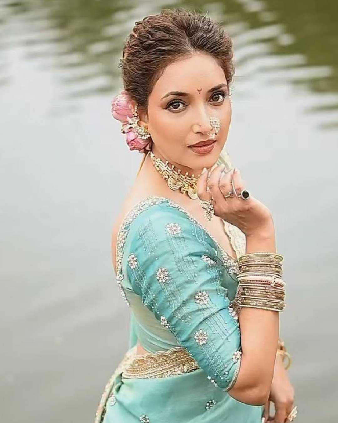 Rupali Bhosle Mangalagaur look