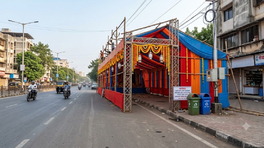 Mira Bhayandar Ganeshotsav mandap fee waiver | MBMC online mandap permission process | Sambhaji Panpatte MBMC festival guidelines | Eco friendly Ganeshotsav artificial lake rules Mira Bhayandar Mira Bhayandar Ganeshotsav mandap fee waiver | MBMC online mandap permission process | Sambhaji Panpatte MBMC festival guidelines | Eco friendly Ganeshotsav artificial lake rules Mira Bhayandar