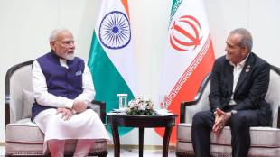 PM Modi Meets Iran President Pezeshkian
