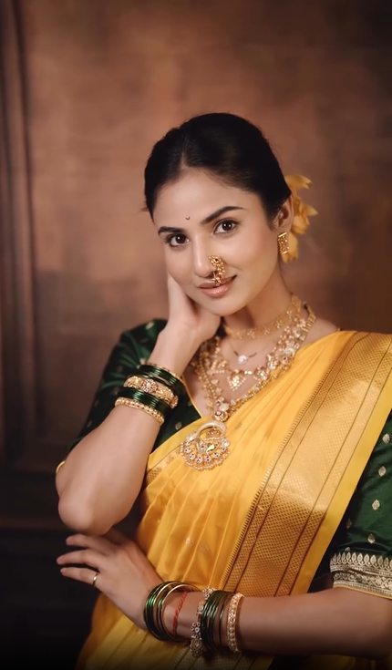 Pooja Birari Mangalagaur 2026 Look