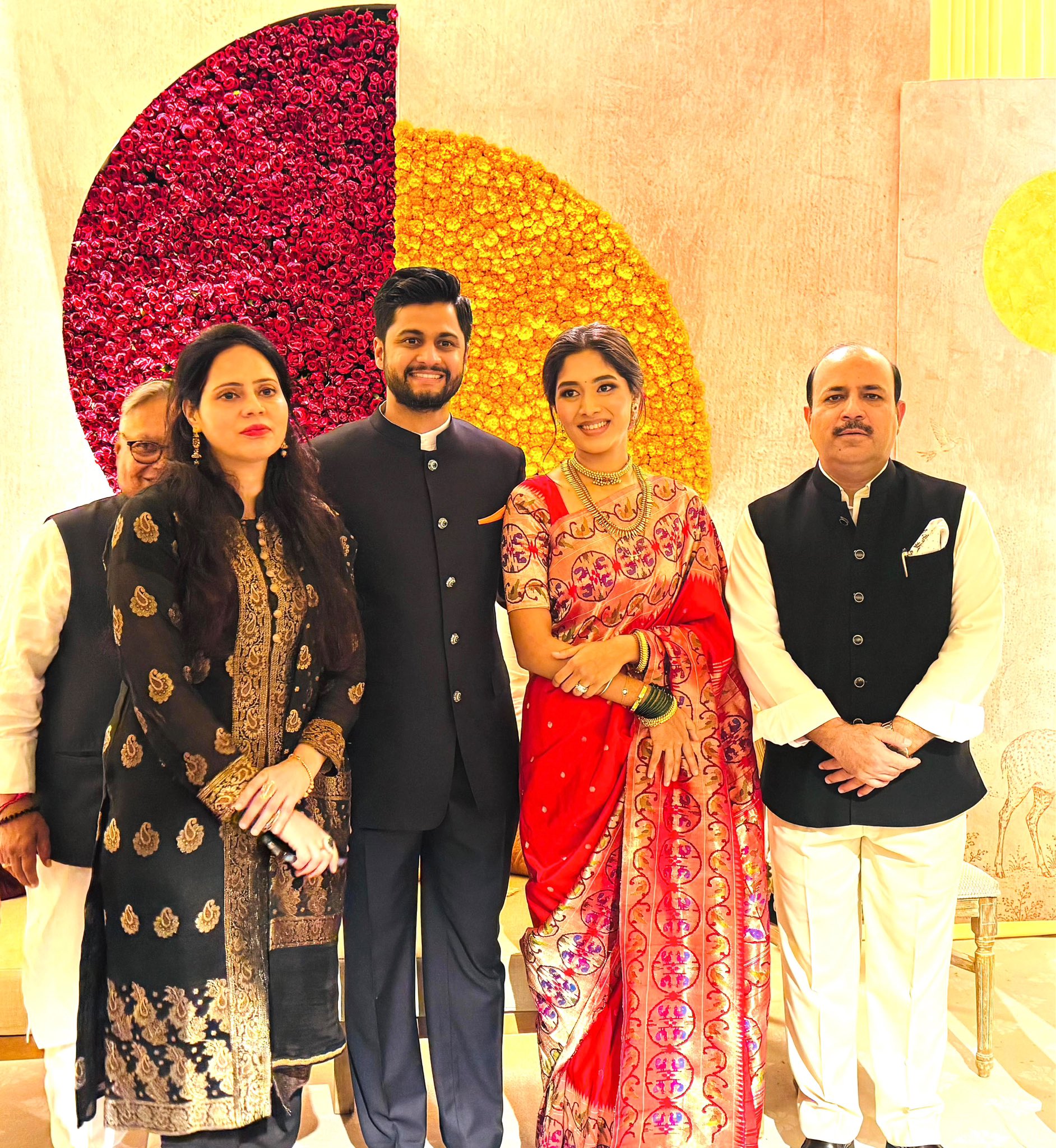 Revati Sule Delhi Wedding Reception Look