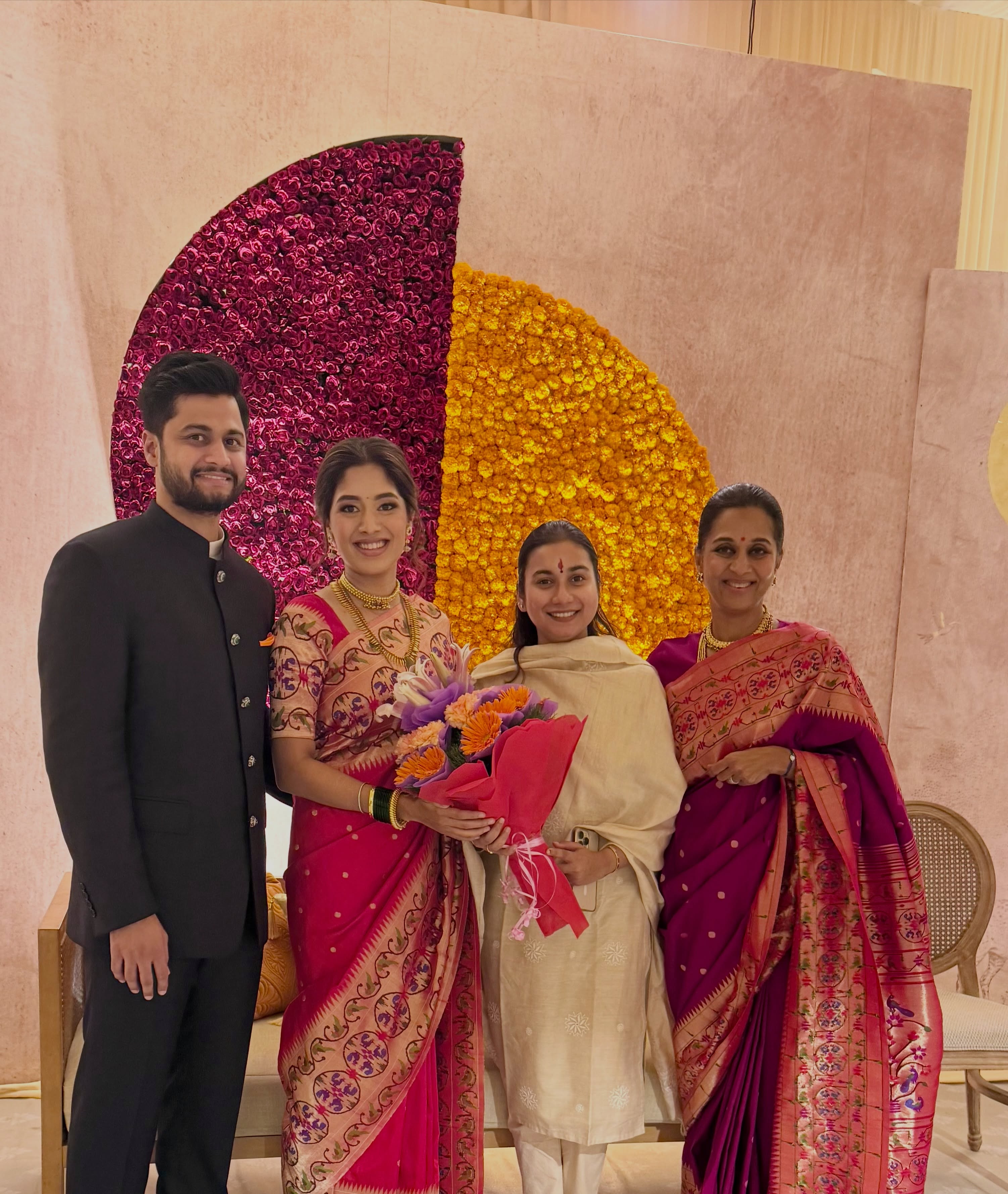 Revati Sule Delhi Wedding Reception Look
