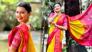 Rutuja Kulkarni Nauvari Saree Look