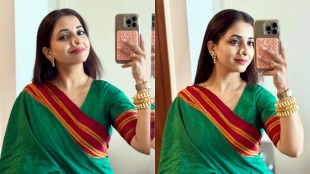 Sayali Sanjeev Saree Look