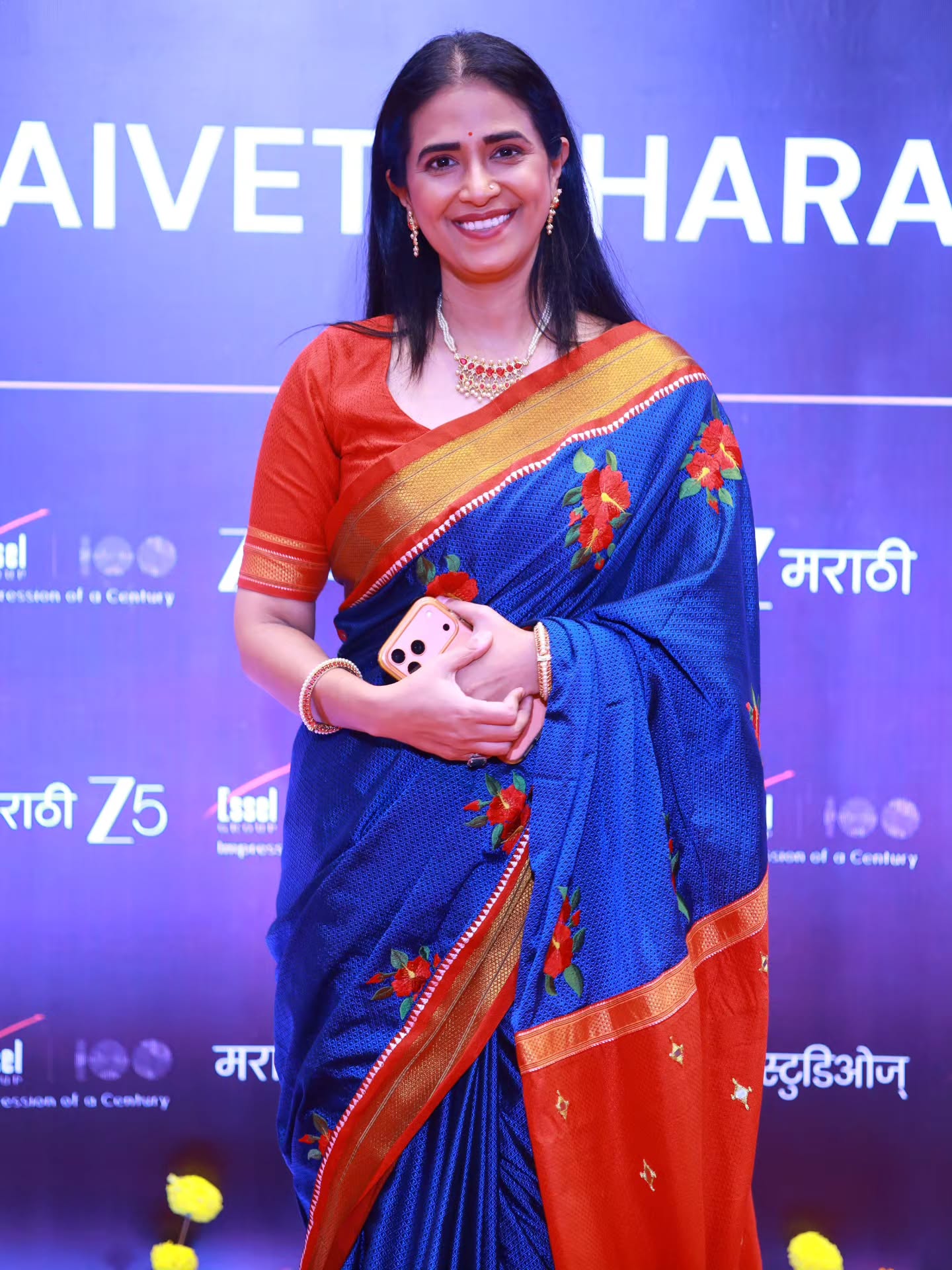 Sharmishtha Raut Desai Saree Look